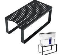 Support de distributeur de boissons, étagère en métal noir, 38 cm, porte-filtre à eau pour bouilloire, support de fontaine