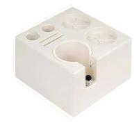 Support De Distributeur De Doseur Réglable, Compatible Avec Delonghi, Compatible Avec Breville, Station De Bourrage, Support Stable(WHITE)