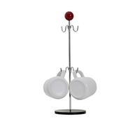 Support de distributeur de tasses, crochets de tasse de rangement à la maison | Grille de séchage stable antirouille | Égouttoir à tasses avec structure à l'envers peu encombrante pour tasses