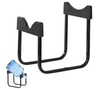 Support De Distributeur D'eau - Porte-bouteille En Métal Antidérapant De 3 À 5 Gallons Avec Bec De Valve De Distribution, Support De Bouteille D'eau Inversé Compatible Avec Les Bouteilles Non Filetées