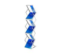 Support de documentation 6 poches Pop up support catalogue léger for hôtel exposition bureau magasin porte-revues en aluminium