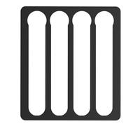 Support de dosette de café - Organisateur de capsules adhésives - Pour cafetière - Sous canbinet ou mur - Vertical ou horizontal - Support de stockage moderne pour café