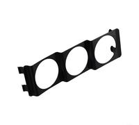 Support de dosette triple jauge au design élégant pour véhicules compatible avec tous les types de voitures avec fentes radio standard