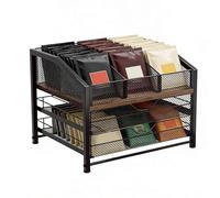 Support de Dosettes de Café - Étagère de présentation à 3 Niveaux - Rangement pour Capsules café - pour Plan de Travail, Meuble, Étagère, Bureau, Réfrigérateur, Maison, Cuisine, Bar