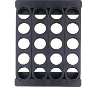 Support de dosettes de café Organisateur de stockage pouvant contenir 20 dosettes Support de présentation de capsules de café pour le comptoir de la cuisine, le bureau et la maison Montable au mur Noi