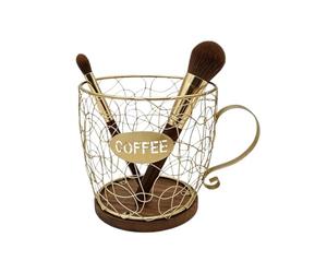 Support de dosettes de café pour comptoir, grande capacité, tasse creuse | Support pour sachets de sucre - Organiseur pour condiments et crème - Pour la maison, le comptoir, le bureau, le café