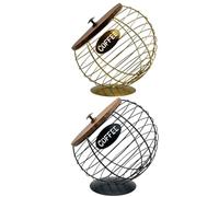 Support de dosettes de café - Rangement de café en métal | Supports de comptoir | Organiseur de dosettes | Accessoires de bar à café | Organiseur de cuisine pour décoration de bureau pour cafetière