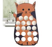 Support de dosettes de café, support de dosettes de café pour comptoir | Station de café multicouche en forme de chat | Accessoire de rangement compact pour grains de chocolat dans des sachets de thé