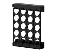 Support de dosettes de café, support de dosettes de comptoir, organisateur peu encombrant, support d'affichage flexible et élégant, 50 capacités de rangement pour cuisines, bars à café, 32 x 24,5 x