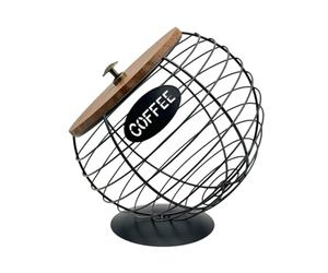 Support De Dosettes De Café - Supporte Grande Capacité, Avec Couvercle, Organisateur De Capsules De Café, Rangement De Bureau, Conteneur Durable | Support Polyvalent Pour La Maison, Le Salon, Collat