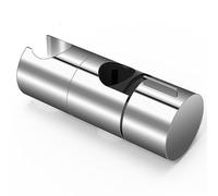 Support de Douche, 18-25MM à Diamètre Réglable,Chromé + Conception ABS Support Douchette, Installation Simple, Convient Aux Barres de Douche Rondes D'un Diamètre Extérieur de 18 -25 MM