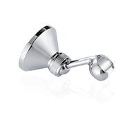 Support de Douche 1Pcs Ventouse Pommeau de Douche Réglable, Support de douche à main, support de pommeau de douche omnidirectionnel en cuivre