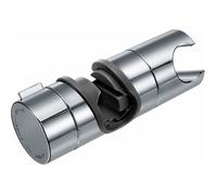 Support de douche à main interchangeable, support de pommeau de douche, diamètre réglable de 18 à 25 mm, ABS chromé (argent)