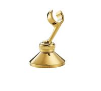 Support de Douche à Main Supports de montage douche, support à main pivotant en laiton chromé, siège pomme, pièces salle bains, accessoires bain(Gold)