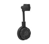 Support de douche à ventouse, 1 pièce, support de pommeau de douche réglable, support de salle de bain universel, base de buse, support sans perforation pour salle de bain, douche(Black)