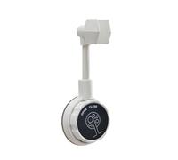 Support de douche à ventouse, 1 pièce, support de pommeau de douche réglable, support de salle de bain universel, base de buse, support sans perforation pour salle de bain, douche(White)