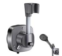 Support de Douche à Ventouse Rotative 360°Réglable et Universel, Sans Perçage,Facilité d’Installation en Quelques Secondes,Capacité 10 kg,Crochet Intégré, Antidérapant,Résistant à la Rouille Durable
