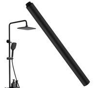 Support de douche - Bras tubulaire en métal recouvert de rouille - Barre continue - Barre de levage d'écoulement d'eau de 30 cm avec fil facile à installer - Pièce de montage sûre pour les
