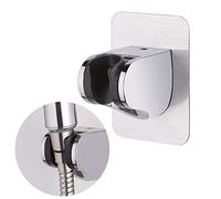 Support de douche, Clarmonde 3M Autocollant Support de Pomme de Douche Mural Détachable Avec à Angle Réglable, Imperméable, Heavy Duty, mural pour salle de bain Hôtel,1PCS