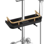 Support de douche direct à tige coulissante noir Vendos85