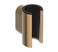 Hansgrohe Support de pommeau de douche Porter Fine 28885140 – maintien fixe, métal, bronze brossé