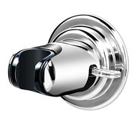 Support de Douche, Main Remplaçable Pommeau de Douche Sous Vide Solide, Universel Réglable, Support de Ventouse Mural Amovible, Plastique ABS