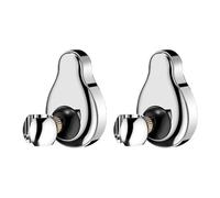 Support de douche mural en 2 parties Support universel Support de tête réglable Accessoires de base auto-adhésifs Support de support de pommeau de douche Installation facile