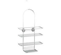 Support de douche Reflex de Metaltex à 3 niveaux, argenté