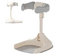 Support de douche réglable pour bébé de 6 à 18 mois, dispositif de bain pliable, poignée de siège de bain anti-pincement, idéal pour se tenir debout