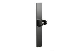 Support de douche réglable sans perçage - Support mural en acier inoxydable robuste pour pommeau de douche - Accessoire de salle de bain étanche - Convient aux carreaux lisses de 55 cm - Argenté (D)