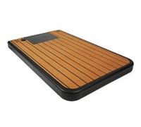 Ubbink Support de douche et réservoir Solaris 2 en 1 Coloris bois teck
