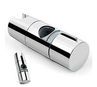 Support de Douche,Support de Douche à Main Remplaçable,support pommeau de douche,Adapté à la Barre de Douche,support douche sans percage pour Salle de Bain,ABS Chromé