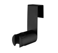 Support de Douche Support de douchette bidet en acier inoxydable, 1 pièce, crochet douche toilette, support mural salle bain for fixation à main(Black)