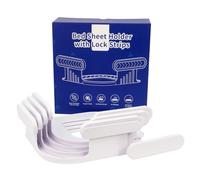 Support de Drap de lit Facile à Installer - Maintient Facilement Les draps fermes et serrés - Plus Pratique Que Les Clips de draps Traditionnels - C'est Le Choix Parfait pour Garder Vos draps serrés