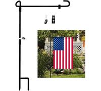 Support de drapeau de jardin Support de mât de drapeau de jardin Support de drapeau de jardin pour cour extérieure Pelouse Jardin