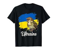 Support de Drapeau ukrainien rossignol T-Shirt