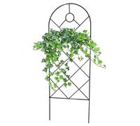 Support de en métal de jardin - support de jardinière pliable, toile d'escalade pour pots et plantations terrestres, poteaux de jardinage avec clôtures décoratives | Perfet