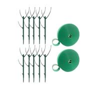 Support de enfichable, Service enfichable de Jardin | Escargot à Fleurs - Arceau de légumes de Montagne - Support de Fleurs empilable à Tige Unique pour Fleurs à l'intérieur et à l'extérieur