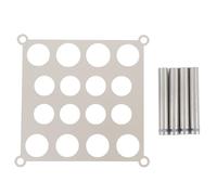 Support de fabrication de pièces d'échecs avec 4 pieds, support métallique carré pour modèles d'échecs internationaux en Silicone