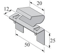 Hettich – Support d'assemblage Turbo-Clip F – Chrome