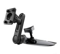 Support de fente CD pour CarPlay écran support pivotant à 360° réglable pour voiture avec lecteur CD Noir