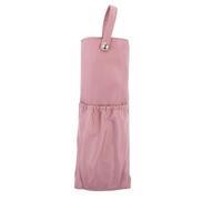 Support de fer à cheveux, rangement en fer plat suspendu, sac résistant à la chaleur, organiseur de salle de bain facile à transporter, pochette murale pour l'organisation de la coiffeuse, rose clair
