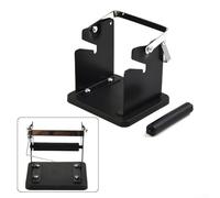 Support de fer à souder avec cadre en alliage de fonte et boucle de distribution de fil pour une utilisation sûre et organisée en atelier