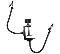 Support de Fer à Souder Bras en Alliage Noir, Multifonction | Maintien sans Utilisation des Mains, Aide Troisième Main, pour Fils et Bord D’établi, Bricolage Électronique