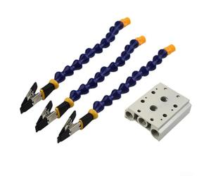 Support de fer à souder en acier inoxydable avec positionnement flexible pour soudage complexe (A)