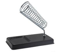 Support de fer à souder en métal avec base à vis fixe antidérapante, compatible avec les fers à souder électriques et facile à utiliser et à nettoyer (cadre en fer)