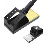 Support de fer à souder en métal avec éponge de nettoyage - 70x159 mm | Universel compatible avec Yihua, Aoyue, Zaoxin