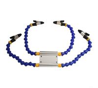 Support de fer à souder réglable avec bras flexibles en col de cygne pour réparation de soudage PCB, étau d'établi avec clips résistants à la chaleur (4 bras)