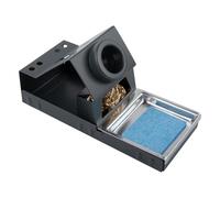 Support de fer à souder stable avec éponge de nettoyage et laine de laiton, pour une construction durable en métal résistant à la chaleur pour poste de travail à souder