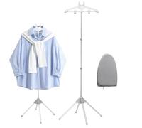 Support de fer à vapeur pour vêtements vapeurs - Outil pliable d'entretien des tissus avec gant de repassage polyvalent pour robes de mariée, veste, pantalon, costume, robe, t-shirt